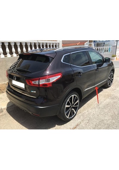 Nissan Qashqai Yan Kapı Çıtası Krom 2014-2015-2016-2017-2018-2019