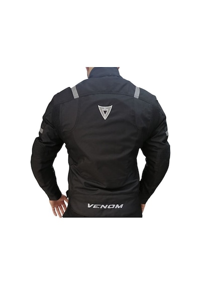 Venom Air Racing Motosiklet Montu 4 Mevsim Motorcu Touring Mont Siyah