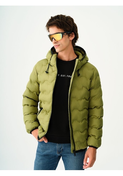 Loft Regular Fit Erkek Mont Lf2036710 Q1.v1 Yeşil