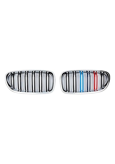 Bmw F10+lcı 2010-2016 Panjur Set Krom Siyah Çift Çıtalı M Renkli A0103184 Wender