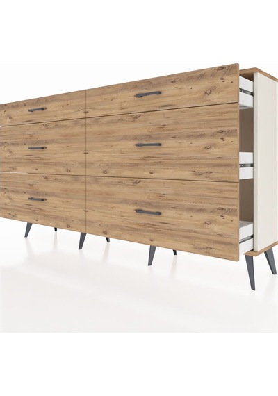 Arges Konsol 6 Çekmeceli 176x30x99 Aytaşı-çam Atlas Çam/atlas Çam - Aytası Arges Konsol 6 Çekmeceli 176x30x99 Aytaşı-çam Atlas Çam/atlas Çam - Aytası