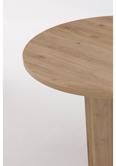 Harmony Sora Oval Masa 90x75x90 Cm Cadiz Sadece Masa - Modern Tasarım Kahverengi