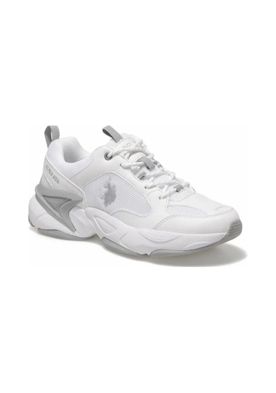 U.S. Polo Assn. MAYBE WMN Beyaz Kalın Taban Kadın Spır Sneaker Ayakkabı Beyaz
