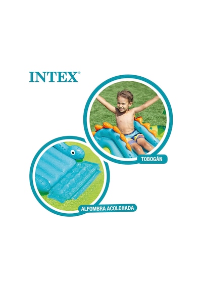 Intex 57166 Küçük Dino Şekilli Oyun Havuzu 191 X 152 X 58 Cm Çok Renkli