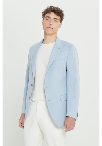 AC&Co / Altınyıldız Classics Erkek Acık Mavı Slim Fit Dar Kesim Kırlangıç Yaka Blazer Ceket Acık Mavı AC&Co / Altınyıldız Classics Erkek Acık Mavı Slim Fit Dar Kesim Kırlangıç Yaka Blazer Ceket Acık Mavı