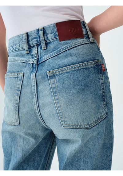 Straight Regular Fit Kadın Pantolon Denim