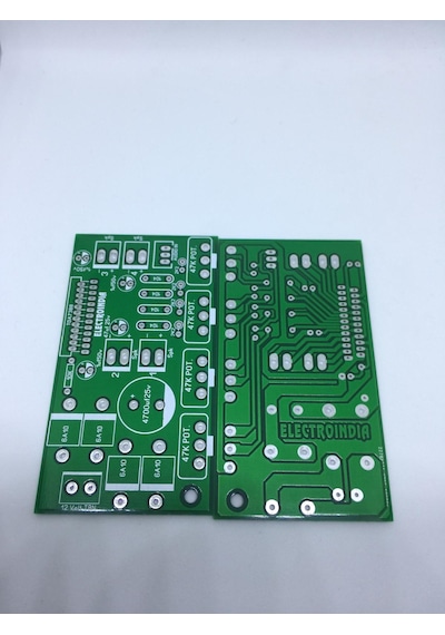4X40 Watt 4 Kanal Amfi Ses Devre Kartı Yeşil