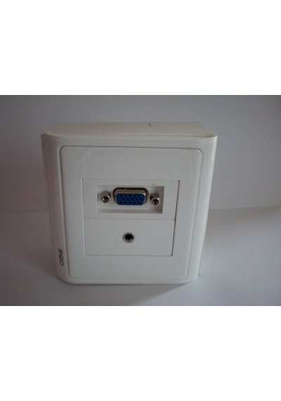 Duvar Prizi - Sıva Üstü - Vga - 3.5 Mm Stereo Ses