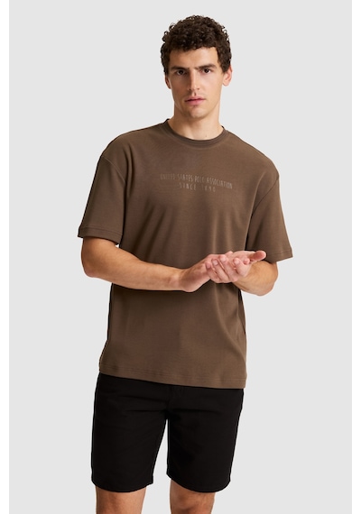 U.s. Polo Assn. Erkek Kahverengi Tişört 50326976-vr029