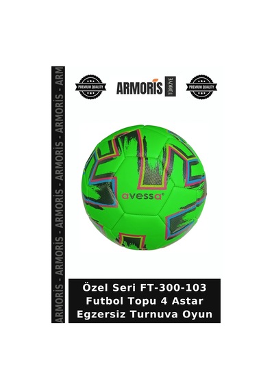 Özel Seri Ft-300-103 Futbol Topu 4 Astar Egzersiz Turnuva Oyun Çok Renkli