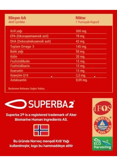 Anocin Krill Oil 30 Kapsül