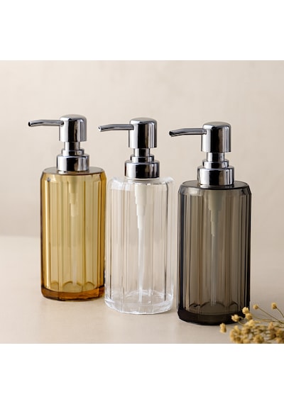 200 Ml Sekizgen Akrilik Mika Sıvı Sabunluk Şeffaf/renkli Çok Renkli