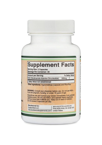 Double Wood Nad + 500 Mg 60 Kapsul.45. Aromasız