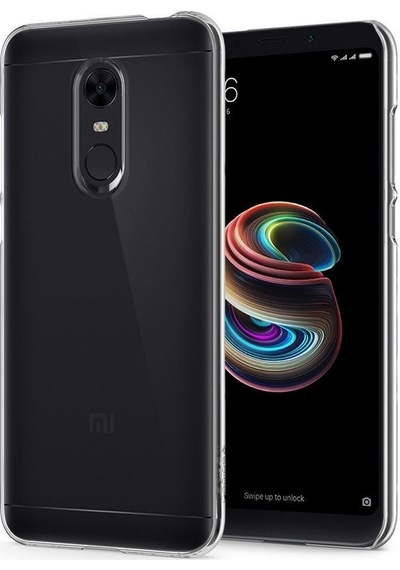 Spigen Redmi 5 Plus İle Uyumlu Kılıf Thin Fit Crystal Crystal Clear