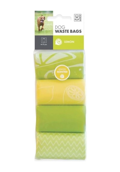 Dışkı Poşeti 15 Yaprak Limon Kokulu 4'lü Paket