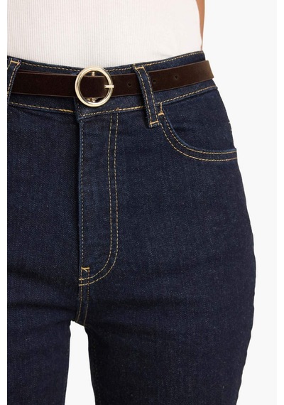 Defacto Mia Flare Fit Yüksek Bel Uzun Jean Pantolon G6399ax26spnm82 Mavi-nm82