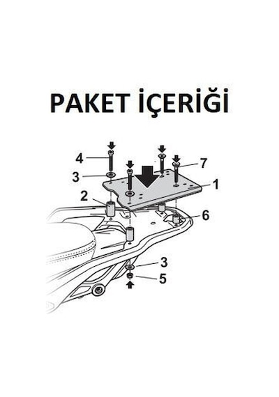 Moto Guzzi V85 Tt / V85 Tt Travel Arka Çanta Demiri Shad M0vt84st Siyah
