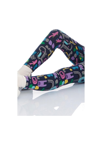 Lovetti Kız Çocuk Cutouts Animal Desen Tayt 8809 Çok Renkli