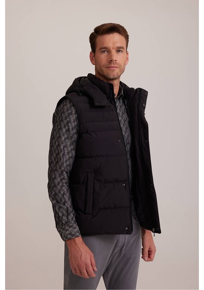 Ysf Erkek Siyah Regular Fit Yelek