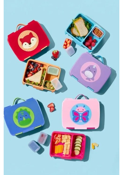 Skip Hop Spark Style Bento Beslenme Kutusu Tilki Şeffaf