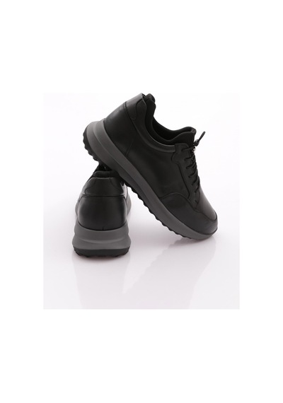 Dgn 1529 Erkek Bağcikli Sneakers Ayakkabi Siyah