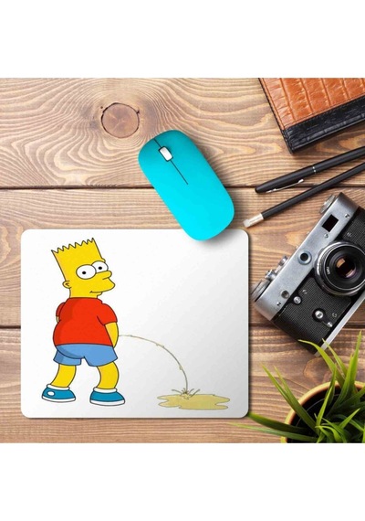 Bart Simpson Homer Simpson The Simpsons Mouse Pad Mousepad