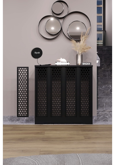 Dekoratif Petek Dolabı Kalorifer Peteği Kapatma Ünitesi Modern Tasarım İç Ölçü 76 Cm Dış Ölçü 80 Cm Petek 76 Siyah D6 Dekoratif Petek Dolabı Kalorifer Peteği Kapatma Ünitesi Modern Tasarım İç Ölçü 76 Cm Dış Ölçü 80 Cm Petek 76 Siyah D6