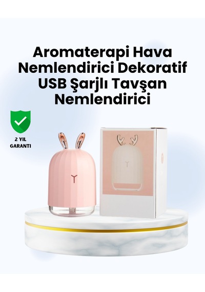 Beyaz Renk Ultrasonik Hava Nemlendirici Ve Semeglbl - 49 Aromaterapi Difüzörü