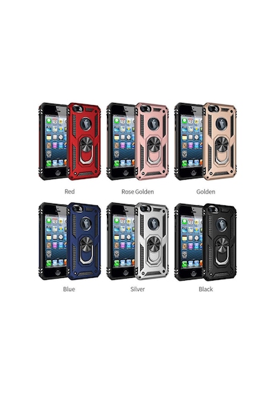 Apple Uyumlu iPhone 5 5S Se Kilif Yüzüklü Zirh Tank Vega 386841650