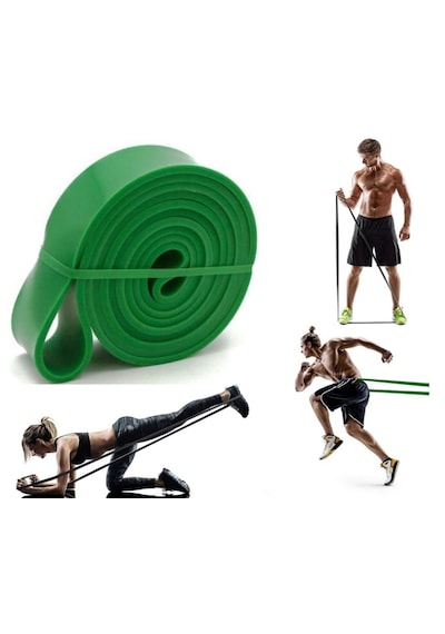 208 Cm Pilates Jimnastik Lastiği Egzersiz Yoga Direnç Bandı S...