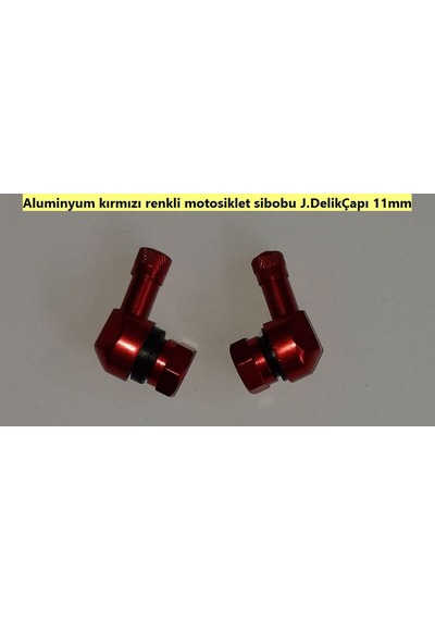 ALUMINYUM MOTOSİKLET SİBOBU JD=11.5 KIRMIZI RENK