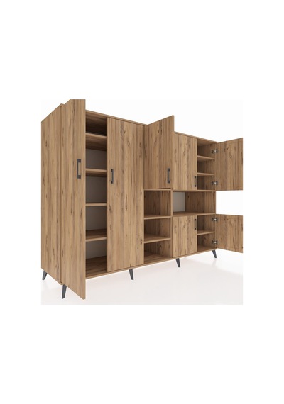 Kronos Dolap 13 Raflı 7 Kapaklı 220x59x163 Çam-çam Atlas Çam - Atlas Çam Kronos Dolap 13 Raflı 7 Kapaklı 220x59x163 Çam-çam Atlas Çam - Atlas Çam