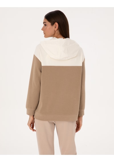 Pierre Cardin Kadın Bej Sweatshirt 50309096-vr011 Bej