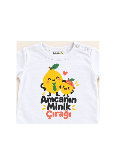 Babylimon Amcanın Minik Çırağı Beyaz Kısa Kollu Çıtçıtlı Bebek Zıbını Beyaz - Amcanın Minik Çırağı - 928161926 Beyaz - Amcanın Minik Çırağı Babylimon Amcanın Minik Çırağı Beyaz Kısa Kollu Çıtçıtlı Bebek Zıbını Beyaz - Amcanın Minik Çırağı - 928161926 Beyaz - Amcanın Minik Çırağı