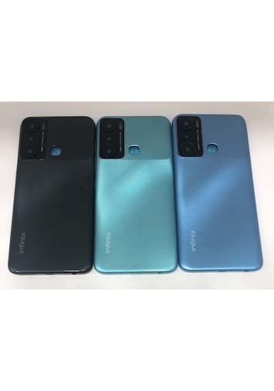 İnfinix Hot 20i X665e Kasa Arka Kapak Pil Kapağı - Mavi