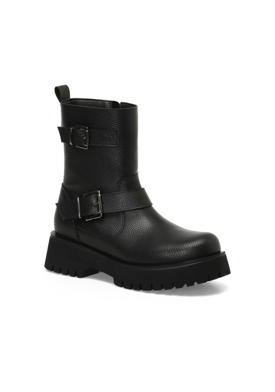 Butigo 24k-661 4pr Siyah Kadın Biker Bot 000000000101925003 Siyah