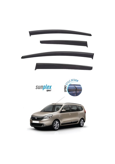 Dacia Lodgy Sunplex Marka Cam Rüzgarlığı Mugen 4'Lü