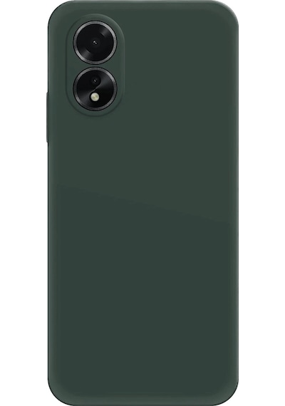 Cosmotex Newface Oppo A38 Kılıf First Silikon - Koyu Yeşil