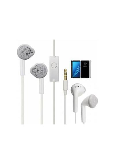 Beyaz Kablolu Telefon Kulaklığı Samsung Uyumlu Diğer