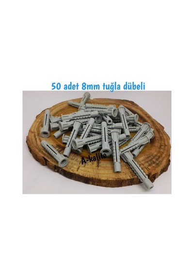 8Mm Tuğla Boşluk Dübeli 50 Adet