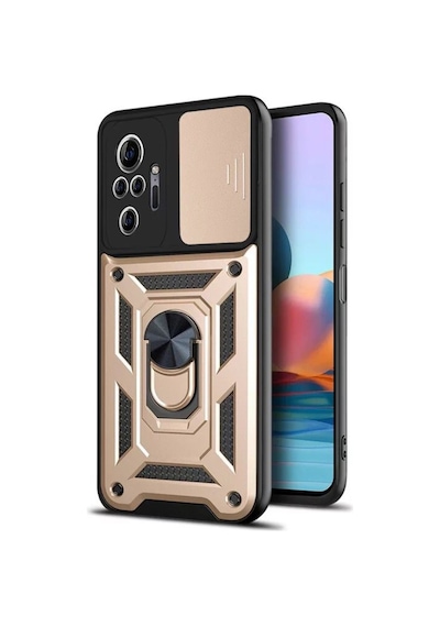 Xiaomi Redmi Note 10 Pro Kilif Kamera Korumali Sürgülü Zirh Tank 446594864