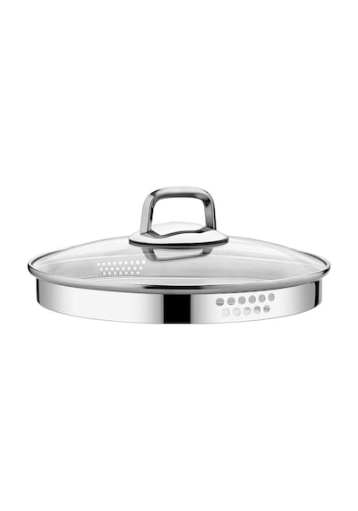 Diamond Strainer 8 Parça Süzgeç Paslanmaz Çelik Tencere Seti Cam Kapaklı