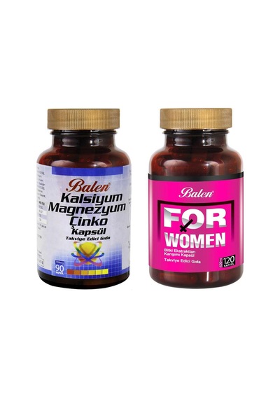 Balen For Woman(Bayan)+Balen Kalsiyum Magnezyum Çinko