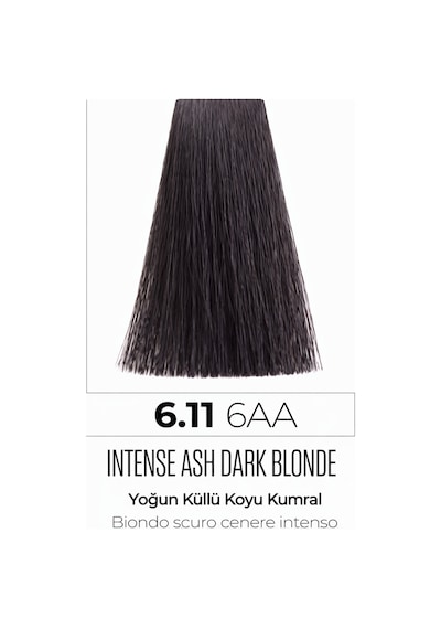 Dna Saç Boyası Profesyonel Krem Boya Yoğun Pigment & Parlaklık 6.11 Koyu Kumral Yoğun Küllü 100ml