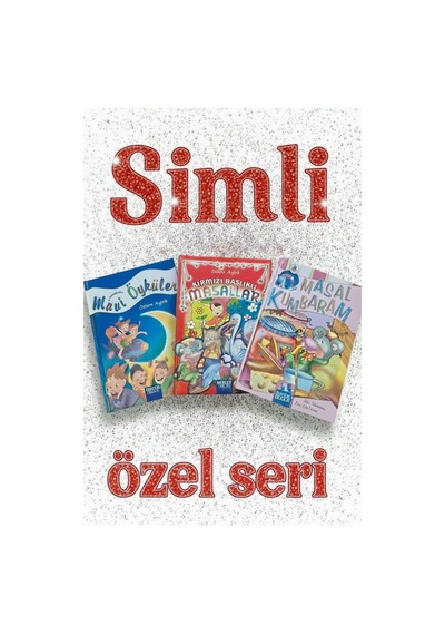 Çocuklar İçin 100+ Hikayeli 3 Adet Kalın Simli Ciltli Masal Ve Öykü Kitapları