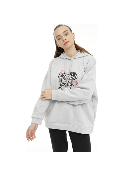 Kinetix Wl Layla 17gf83 3pr Gri Kadın Sweatshirt 000000000101416919