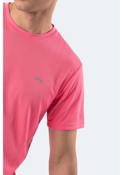 Slazenger Haunted I Erkek Neon Pembe Tişört