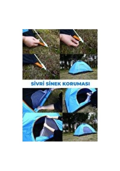 Lb Otomatik Havada Açılan Su Geçirmez Çadır 4 Kişilik Çok Renkli