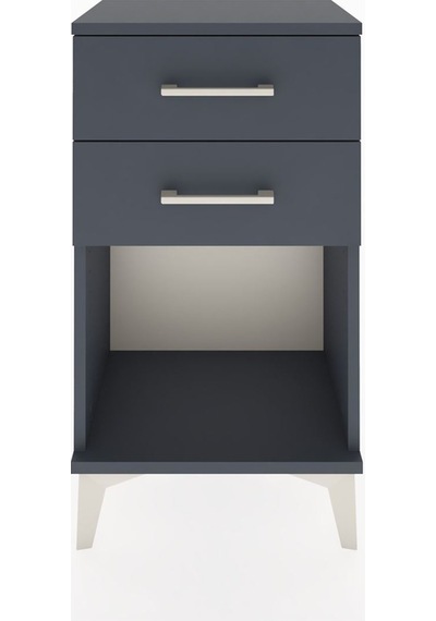 Arges Komodin 4 Çekmeceli 44x30x80 Antrasit-antrasit Antrasit