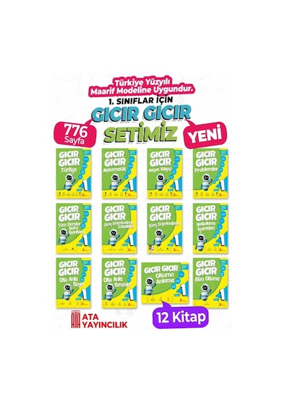 1. Sınıf Gıcır Gıcır 12'li Set